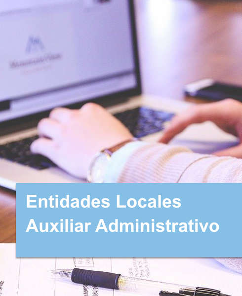 Oposición Auxiliar Administrativo Entidades Locales